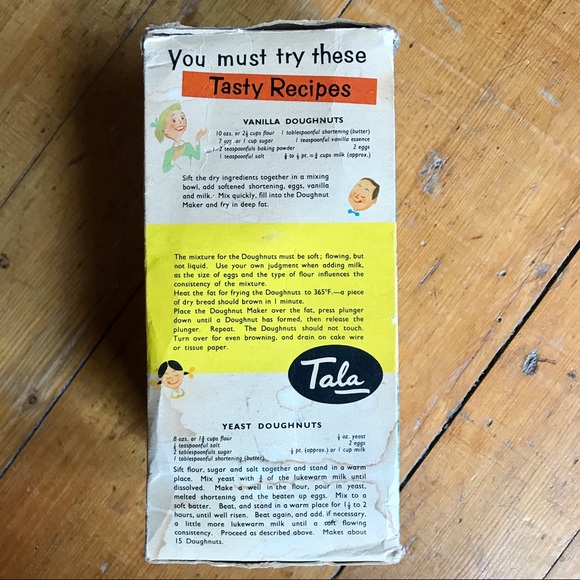 Vintage 1950’s Tala Doughnut Maker With Original Box - Picture 5 of 10